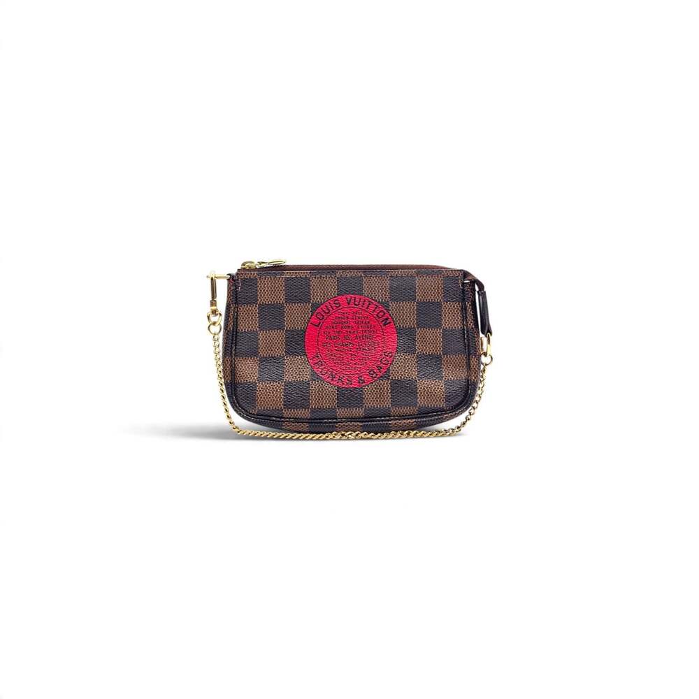 Louis Vuitton Damier Ebene Complice Trunks and Bags Mini Pochette Accessories